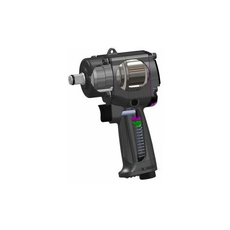 Mauk Kfz Auto Profi Druckluft Schlagschrauber Schrauber Mit Doppelschlagwerk 610 Nm 1/2 Zoll 6,3 Bar 10000 U/min 5 Mauk Kfz Auto Profi Druckluft Schlagschrauber Schrauber Mit Doppelschlagwerk 610 Nm 1/2 Zoll 6,3 Bar 10000 U/min – Bild 3