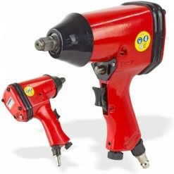 DEMA Auto PKW KFZ Druckluft Schlagschrauber Druckluftschrauber Set 8tlg. Satz -Drehschlagschrauber Soldes 12205350 2