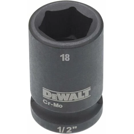 DeWALT Steckschlüssel Kurz 18mm 1/2 Schlagfest - DT7536-QZ 3 DeWALT Steckschlüssel Kurz 18mm 1/2 Schlagfest - DT7536-QZ