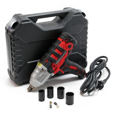 WILTEC Elektro Schlagschrauber Mit 450W, 12,7mm (1/2") Antrieb & Wippschalter, Inkl. 4 Schlagschraubernüsse 3 WILTEC Elektro Schlagschrauber Mit 450W, 12,7mm (1/2") Antrieb & Wippschalter, Inkl. 4 Schlagschraubernüsse