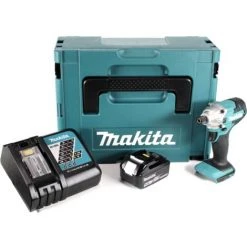 Makita DTD 156 RT1J Akku Schlagschrauber 18V 155Nm + 1x Akku 5,0Ah + Ladegerät + Makpac -Drehschlagschrauber Soldes 19359312 3