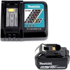 Makita DTD 156 RG1J Akku Schlagschrauber 18V 155Nm + 1x Akku 6,0Ah + Ladegerät + Makpac 10 Makita DTD 156 RG1J Akku Schlagschrauber 18V 155Nm + 1x Akku 6,0Ah + Ladegerät + Makpac -Drehschlagschrauber Soldes 19359397 4