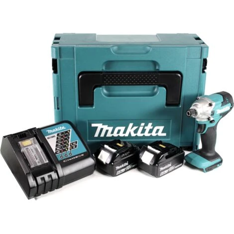 Makita DTD 156 RGJ Akku Schlagschrauber 18V 155Nm + 2x Akku 6,0Ah + Ladegerät + Makpac 3 Makita DTD 156 RGJ Akku Schlagschrauber 18V 155Nm + 2x Akku 6,0Ah + Ladegerät + Makpac