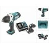 Makita BTW 450 RFE 18V Li-ion Akku-Schlagschrauber + 2x Makita BL1830 B Akku + DC18RC Lader + Koffer 1 Makita BTW 450 RFE 18V Li-ion Akku-Schlagschrauber + 2x Makita BL1830 B Akku + DC18RC Lader + Koffer -Drehschlagschrauber Soldes 19363206 1