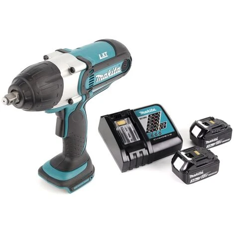 Makita BTW 450 RFE 18V Li-ion Akku-Schlagschrauber + 2x Makita BL1830 B Akku + DC18RC Lader + Koffer 4 Makita BTW 450 RFE 18V Li-ion Akku-Schlagschrauber + 2x Makita BL1830 B Akku + DC18RC Lader + Koffer – Bild 2