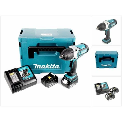 Makita DTW 450 RFJ 18V Li-ion Akku-Schlagschrauber Im Makpac + 2x 3,0 Ah Akku + Schnellladegerät 6 Makita DTW 450 RFJ 18V Li-ion Akku-Schlagschrauber Im Makpac + 2x 3,0 Ah Akku + Schnellladegerät – Bild 4