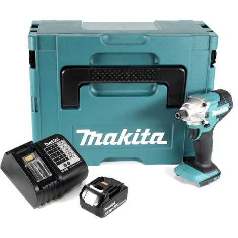 Makita DTD 156 SF1J Akku Schlagschrauber 18V 155Nm + 1x Akku 3,0Ah + Ladegerät + Makpac 4 Makita DTD 156 SF1J Akku Schlagschrauber 18V 155Nm + 1x Akku 3,0Ah + Ladegerät + Makpac – Bild 2