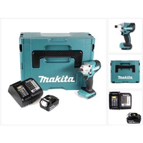 Makita DTD 156 SF1J Akku Schlagschrauber 18V 155Nm + 1x Akku 3,0Ah + Ladegerät + Makpac 5 Makita DTD 156 SF1J Akku Schlagschrauber 18V 155Nm + 1x Akku 3,0Ah + Ladegerät + Makpac – Bild 3