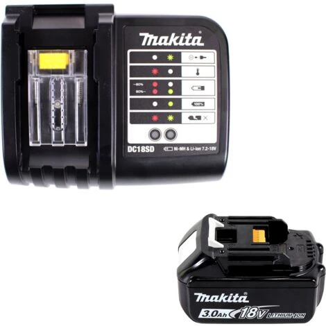 Makita DTD 156 SF1J Akku Schlagschrauber 18V 155Nm + 1x Akku 3,0Ah + Ladegerät + Makpac 6 Makita DTD 156 SF1J Akku Schlagschrauber 18V 155Nm + 1x Akku 3,0Ah + Ladegerät + Makpac – Bild 4