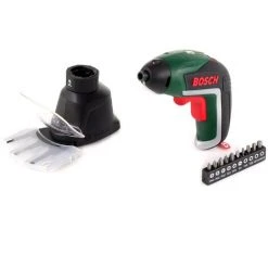 Bosch IXO V 3,6 V Garden Akkuschrauber ( 06039A800A ) + Grasschere + Strauchschere + Akku + Ladekabel