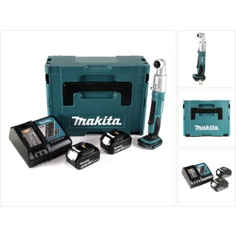 Makita DTL 061 RTJ Akku Winkelschlagschrauber 18V 1/4" 60Nm + 2x Akku 5,0Ah + Ladegerät + Makpac 4 Makita DTL 061 RTJ Akku Winkelschlagschrauber 18V 1/4" 60Nm + 2x Akku 5,0Ah + Ladegerät + Makpac – Bild 2