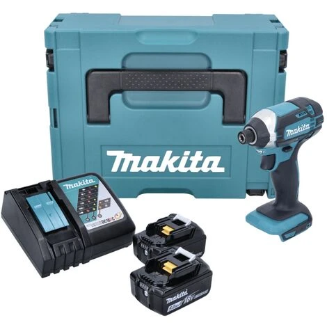 Makita DTD 152 RTJ Akku Schlagschrauber 18V 165Nm + 2x Akkus 5,0Ah + Schnellladegerät Im Makpac 2 6 Makita DTD 152 RTJ Akku Schlagschrauber 18V 165Nm + 2x Akkus 5,0Ah + Schnellladegerät Im Makpac 2 – Bild 4
