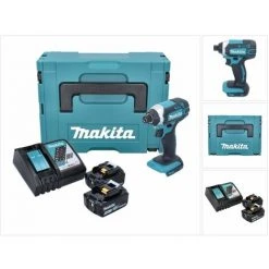 Makita DTD 152 RTJ Akku Schlagschrauber 18V 165Nm + 2x Akkus 5,0Ah + Schnellladegerät Im Makpac 2 11 Makita DTD 152 RTJ Akku Schlagschrauber 18V 165Nm + 2x Akkus 5,0Ah + Schnellladegerät Im Makpac 2 -Drehschlagschrauber Soldes 19365626 5