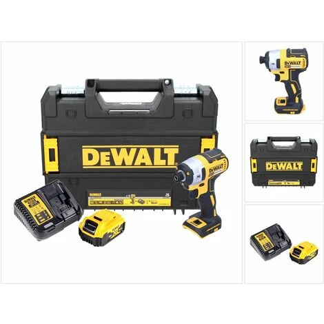 DeWalt DCF 887 P1 Akku Schlagschrauber 18 V 205 Nm Brushless + 1x Akku 5,0 Ah + Ladegerät + TSTAK 3 DeWalt DCF 887 P1 Akku Schlagschrauber 18 V 205 Nm Brushless + 1x Akku 5,0 Ah + Ladegerät + TSTAK