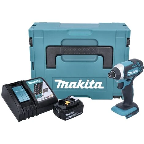 Makita DTD 152 RF1J Akku Schlagschrauber 1/4" 18V 165 Nm + 1x Akku 3,0Ah + Ladegerät Im Makpac 6 Makita DTD 152 RF1J Akku Schlagschrauber 1/4" 18V 165 Nm + 1x Akku 3,0Ah + Ladegerät Im Makpac – Bild 4