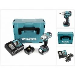 Makita DTW 285 RFJ Akku Schlagschrauber 18V 280Nm 1/2" Brushless + 2x Akku 3,0Ah + Ladegerät + Makpac