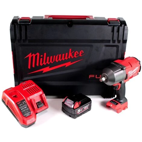 .MILWAUKEE. Milwaukee M18 FHIWF12-501X Akku Schlagschrauber 1/2" 18 V 1356 Nm + 1x Akku 5,0 Ah + Ladegerät + HD Box 6 .MILWAUKEE. Milwaukee M18 FHIWF12-501X Akku Schlagschrauber 1/2" 18 V 1356 Nm + 1x Akku 5,0 Ah + Ladegerät + HD Box – Bild 4