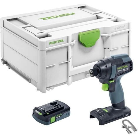 Festool TID 18-Basic Akku Schlagschrauber 18V 180Nm 1/4" ( 576481 ) + 1x Akku 3,1Ah + Systainer - Ohne Ladegerät 4 Festool TID 18-Basic Akku Schlagschrauber 18V 180Nm 1/4" ( 576481 ) + 1x Akku 3,1Ah + Systainer - Ohne Ladegerät – Bild 2