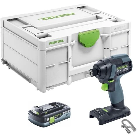 Festool TID 18-Basic Akku Schlagschrauber 18V 180Nm 1/4" ( 576481 ) + 1x Akku 4,0Ah - Ohne Ladegerät 4 Festool TID 18-Basic Akku Schlagschrauber 18V 180Nm 1/4" ( 576481 ) + 1x Akku 4,0Ah - Ohne Ladegerät – Bild 2