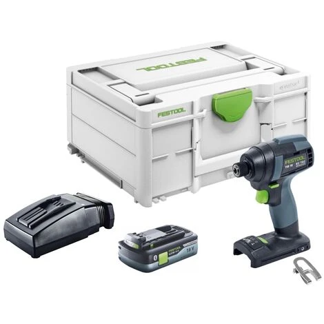 Festool TID 18-Basic Akku Schlagschrauber 18V 180Nm 1/4" ( 576481 ) + 1x Akku 4,0Ah + Ladegerät 4 Festool TID 18-Basic Akku Schlagschrauber 18V 180Nm 1/4" ( 576481 ) + 1x Akku 4,0Ah + Ladegerät – Bild 2