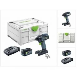 Festool TID 18-Basic Akku Schlagschrauber 18V 180Nm 1/4" ( 576481 ) + 1x Akku 5,2Ah + Ladegerät + Systainer