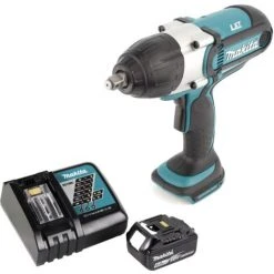 Makita DTW 450 RG1 Akku Schlagschrauber 18 V 440 Nm 1/2“ + 1x Akku 6,0 Ah + Ladegerät 8 Makita DTW 450 RG1 Akku Schlagschrauber 18 V 440 Nm 1/2“ + 1x Akku 6,0 Ah + Ladegerät -Drehschlagschrauber Soldes 20234681 2