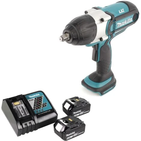Makita DTW 450 RG Akku Schlagschrauber 18 V 440 Nm 1/2“ + 2x Akku 6,0 Ah + Ladegerät 4 Makita DTW 450 RG Akku Schlagschrauber 18 V 440 Nm 1/2“ + 2x Akku 6,0 Ah + Ladegerät – Bild 2