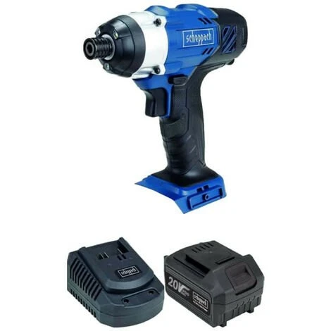 Pack SCHEPPACH Kabelloser SCHEPPACH Schlagschrauber 20V CID150-20ProS - 1 Akku 4,0Ah - 1 Schnellladegerät 3 Pack SCHEPPACH Kabelloser SCHEPPACH Schlagschrauber 20V CID150-20ProS - 1 Akku 4,0Ah - 1 Schnellladegerät