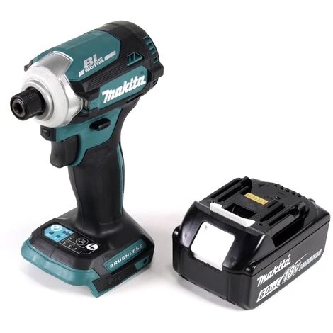 Makita DTD 171 G1 Akku Schlagschrauber 18V 170 Nm 1/4" Brushless + 1x Akku 6,0Ah - Ohne Ladegerät 6 Makita DTD 171 G1 Akku Schlagschrauber 18V 170 Nm 1/4" Brushless + 1x Akku 6,0Ah - Ohne Ladegerät – Bild 4
