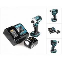 Makita DTD 171 RF1 Akku Schlagschrauber 18V 170Nm 1/4" Brushless + 1x Akku 3,0Ah + Ladegerät