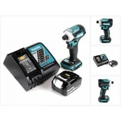 Makita DTD 171 RT1 Akku Schlagschrauber 18V 170Nm 1/4" Brushless + 1x Akku 5,0Ah + Ladegerät
