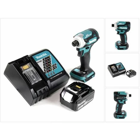 Makita DTD 171 RT1 Akku Schlagschrauber 18V 170Nm 1/4" Brushless + 1x Akku 5,0Ah + Ladegerät 3 Makita DTD 171 RT1 Akku Schlagschrauber 18V 170Nm 1/4" Brushless + 1x Akku 5,0Ah + Ladegerät