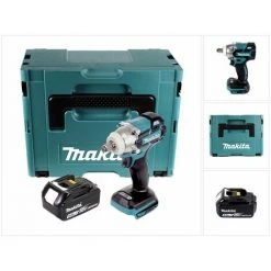 Makita DTW 285 T1J Akku Schlagschrauber 18 V 280 Nm 1/2" Brushless + 1x Akku 5,0 Ah + Makpac - Ohne Ladegerät -Drehschlagschrauber Soldes 27395626 5