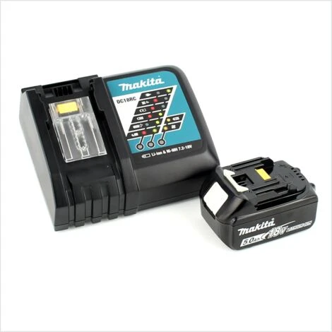 Makita DTW 190 RT1J Akku Schlagschrauber 18V 190Nm + 1x Akku 5,0Ah + Schnellladegerät Im Makpac 2 4 Makita DTW 190 RT1J Akku Schlagschrauber 18V 190Nm + 1x Akku 5,0Ah + Schnellladegerät Im Makpac 2 – Bild 2