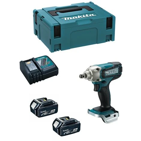 Schlagschrauber MAKITA DTW190RTJ (2 X 5,0 Ah + DC18RC + MAKPAC 2) 3 Schlagschrauber MAKITA DTW190RTJ (2 X 5,0 Ah + DC18RC + MAKPAC 2)