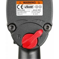 VIGOR Druckluft Schlagschrauber 1/2 Zoll Antrieb Ber. Mini V5671 · 1000 Nm · Vierkant Massiv 12.5 M -Drehschlagschrauber Soldes 30530255 4