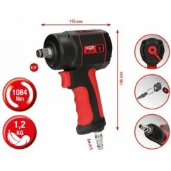 KSTOOLS® 1/2 THE MiniDEVIL Hochleistungs-Druckluft-Schlagschrauber, 1084Nm