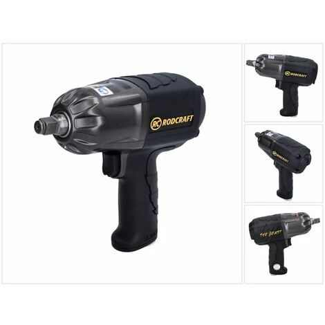 Rodcraft RC2277 Schlagschrauber 1300 Nm 1/2" ( 8951000349 ) Solo 1/4 " Anschlussgewinde 3 Rodcraft RC2277 Schlagschrauber 1300 Nm 1/2" ( 8951000349 ) Solo 1/4 " Anschlussgewinde