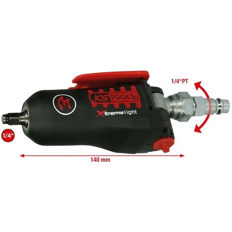 KSTOOLS® KS TOOLS 1/4" MONSTER Xtremelight Mini-Druckluft-Schlagschrauber Mit Umschaltwippe, 108Nm 5 KSTOOLS® KS TOOLS 1/4" MONSTER Xtremelight Mini-Druckluft-Schlagschrauber Mit Umschaltwippe, 108Nm – Bild 3