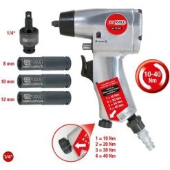 KSTOOLS KS TOOLS 1/4'' Glühkerzen-Druckluft-Vibrationsschrauber-Satz, 5-tlg -Drehschlagschrauber Soldes 32957449 5