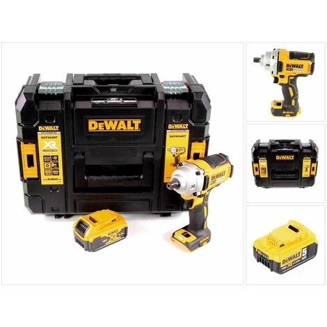 DeWalt DCF 894 NT Akku Schlagschrauber 18V 1/2" Brushless + 1x Akku 5,0Ah + TSTAK - Ohne Ladegerät 3 DeWalt DCF 894 NT Akku Schlagschrauber 18V 1/2" Brushless + 1x Akku 5,0Ah + TSTAK - Ohne Ladegerät