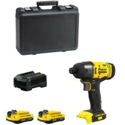 STANLEY FATMAX V20 Schlagschrauber STANLEY FatMax SFMCF800D2K (2 X 2,0 Ah + Ladegerät + Koffer)