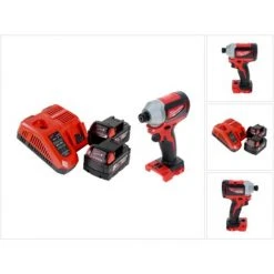 .MILWAUKEE. Milwaukee M18 BLID2-502FC Akku Schlagschrauber 18 V 180 Nm 1/4" Brushless + 2x Akku 5,0 Ah + Ladegerät