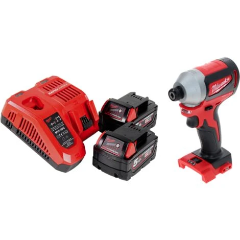 .MILWAUKEE. Milwaukee M18 BLID2-502FC Akku Schlagschrauber 18 V 180 Nm 1/4" Brushless + 2x Akku 5,0 Ah + Ladegerät 4 .MILWAUKEE. Milwaukee M18 BLID2-502FC Akku Schlagschrauber 18 V 180 Nm 1/4" Brushless + 2x Akku 5,0 Ah + Ladegerät – Bild 2