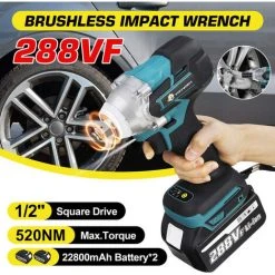 AUGIENB 288V Akku Schlagschrauber Bohrmaschine Akkuschrauber + 2 Batterien 10 AUGIENB 288V Akku Schlagschrauber Bohrmaschine Akkuschrauber + 2 Batterien -Drehschlagschrauber Soldes 33990639 4