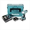 Makita DTW 190 RFJ Akku Schlagschrauber 18V + 2x Akku 3,0Ah + Schnellladegerät + Makpac
