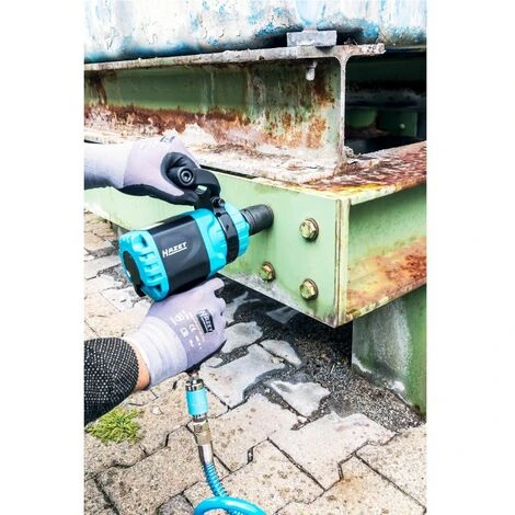 HAZET Twin Turbo Schlagschrauber 9013TT |Lösemoment Max:4100 Nm · Vierkant 20 Mm (3/4 Zoll) · Doppelhamm 6 HAZET Twin Turbo Schlagschrauber 9013TT |Lösemoment Max:4100 Nm · Vierkant 20 Mm (3/4 Zoll) · Doppelhamm – Bild 4