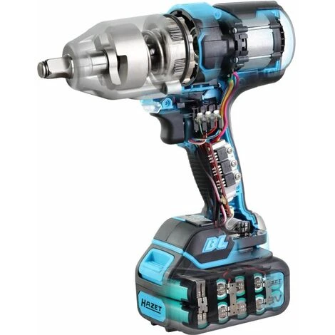 HAZET Mini Akku-Schlagschrauber Satz · 18 V 9212M-1 · Lösemoment Maximal: 270 Nm · Vierkant 12,5 Mm (1/2 Z 6 HAZET Mini Akku-Schlagschrauber Satz · 18 V 9212M-1 · Lösemoment Maximal: 270 Nm · Vierkant 12,5 Mm (1/2 Z – Bild 4