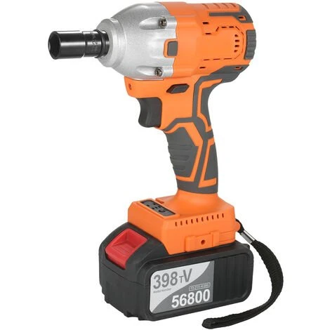 ASUPERMALL 1/2 Zoll Brushless Akku-Schlagschrauber 380Nm High Torque Lithium-Ionen 4.0A Schnellladegerat Mit Variabler Geschwindigkeit Und Tragebox Fur Heimmotorrader 4 ASUPERMALL 1/2 Zoll Brushless Akku-Schlagschrauber 380Nm High Torque Lithium-Ionen 4.0A Schnellladegerat Mit Variabler Geschwindigkeit Und Tragebox Fur Heimmotorrader – Bild 2