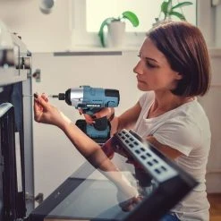 WESCOTOOLS Akku Schlagschrauber, WESCO 18V Schlagschrauber Mit 2.0Ah Akku Und Ladegerät, Motor Zum Schrauben, Bohren & Schlagbohren, Variable Geschwindigkeit Und LED-Leicht, WS2318 -Drehschlagschrauber Soldes 39582411 5